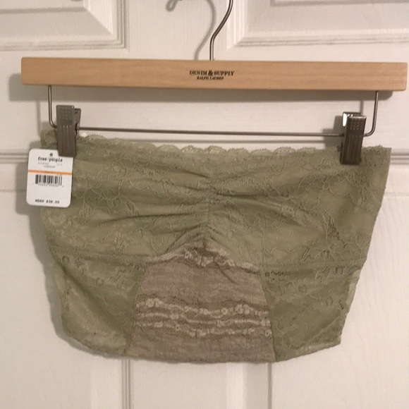 SOLD NWT Free People Bandeau Galloon S $38 Champ - Picture 2 of 7